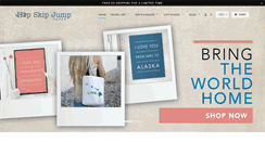 Desktop Screenshot of hopskipjumppaper.com